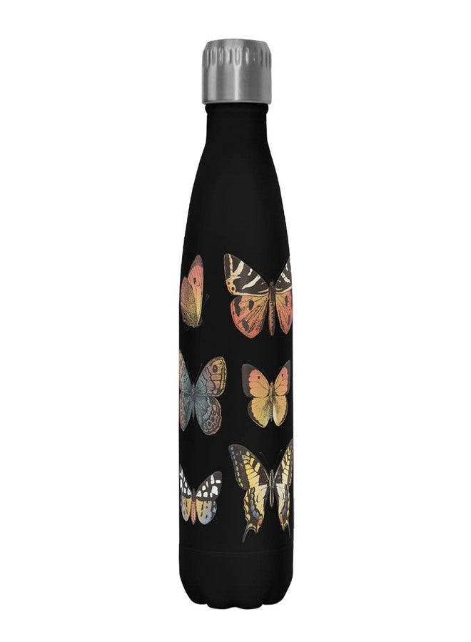 Fifth Sun Lepidopterology No Text 17 oz Stainless Steel Water Bottle, 17 Ounce, Multicolored - Image 1